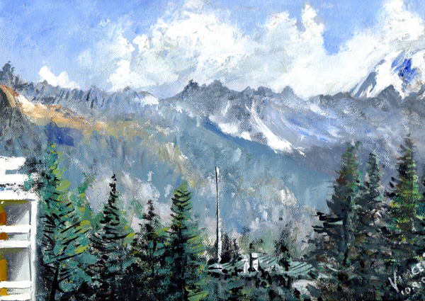 Crans skyline von Vincent Alexander Booth