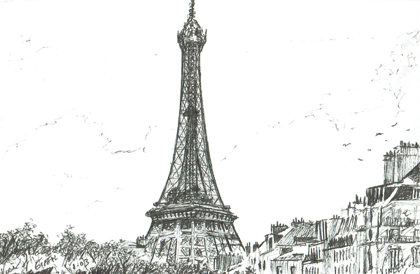 Eiffel Tower von Vincent Alexander Booth