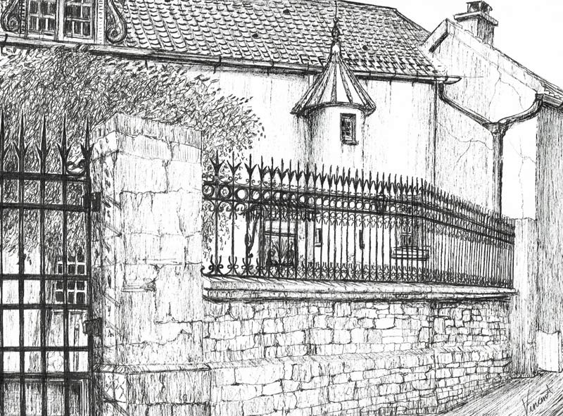 Exclusive French Restaurant at Laignes von Vincent Alexander Booth