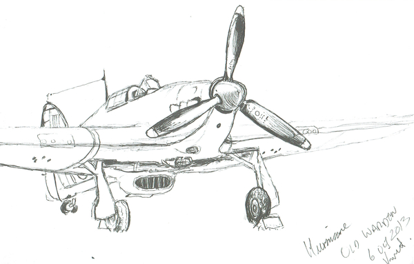 Hawker Hurricane von Vincent Alexander Booth