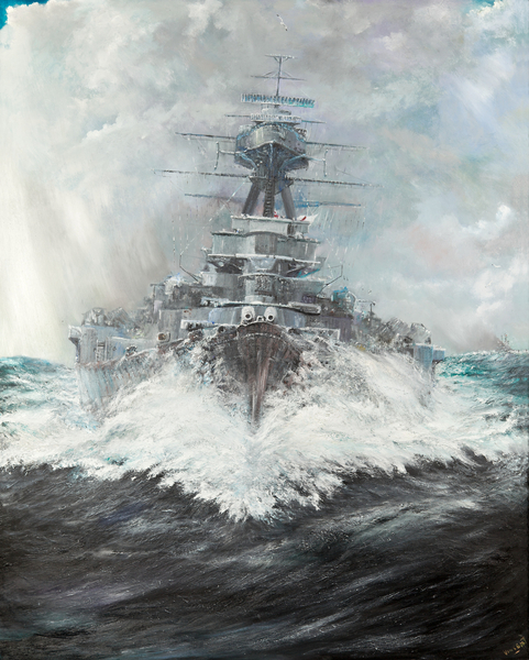HMS Hood (2) von Vincent Alexander Booth