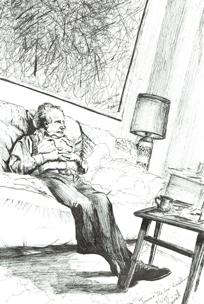 Johnny the sax Roadhouse von Vincent Alexander Booth