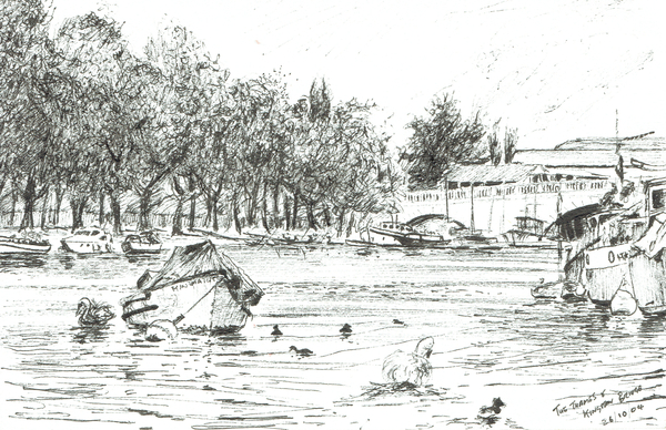 Kingston Bridge London von Vincent Alexander Booth