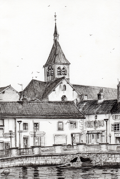 Laignes France von Vincent Alexander Booth