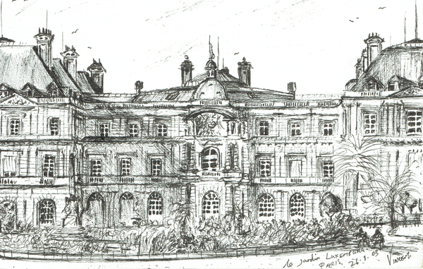 le Jardin Luxemburg Paris von Vincent Alexander Booth