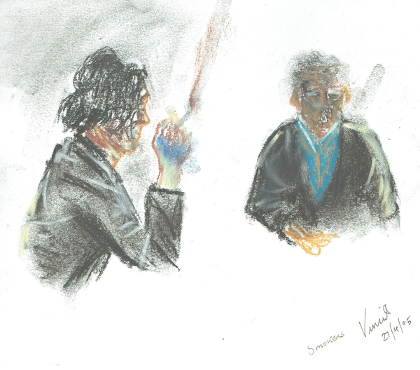 Pub Smokers von Vincent Alexander Booth