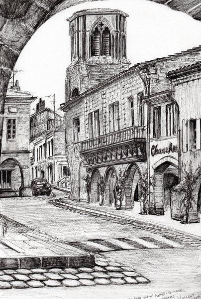 Sauveterre France von Vincent Alexander Booth