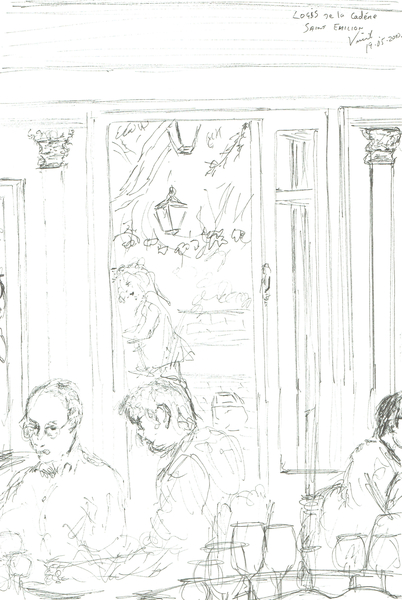 St Emilion Restaurant von Vincent Alexander Booth