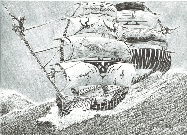 Storm Creators Irish Sea von Vincent Alexander Booth