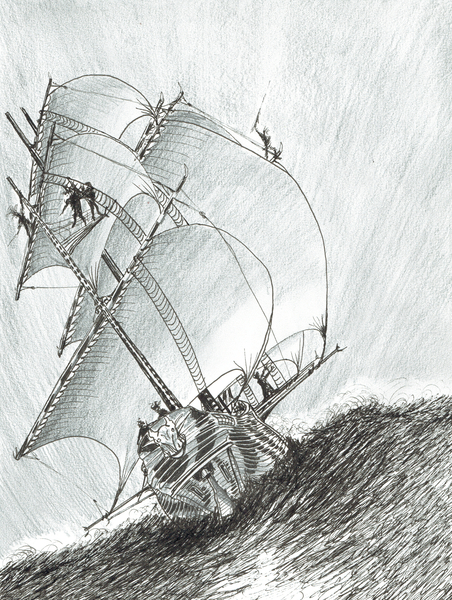 Storm Creators Molucca Sea von Vincent Alexander Booth