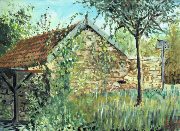 Wash Hut in Laignes von Vincent Alexander Booth
