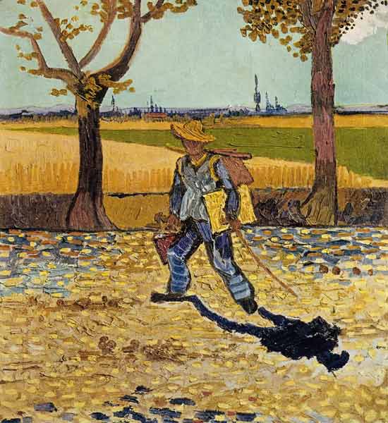 Der Maler auf dem Weg zur Arbeit von Vincent van Gogh