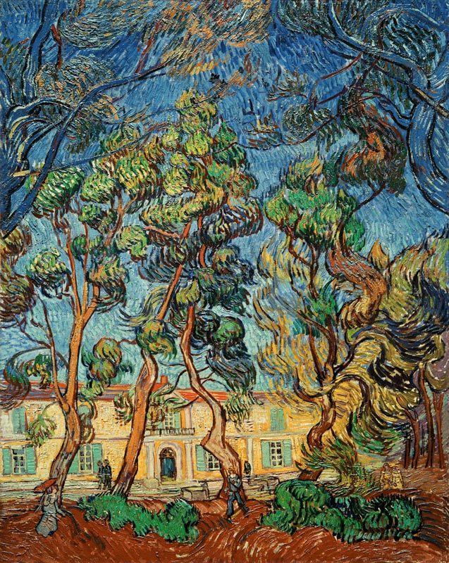 Trees in the Garden of St. Paul's Hospital von Vincent van Gogh