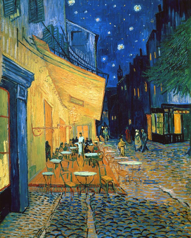 Caféterrasse bei Nacht von Vincent van Gogh