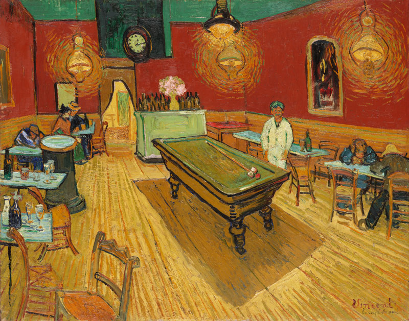 Das Nachtcafé von Vincent van Gogh