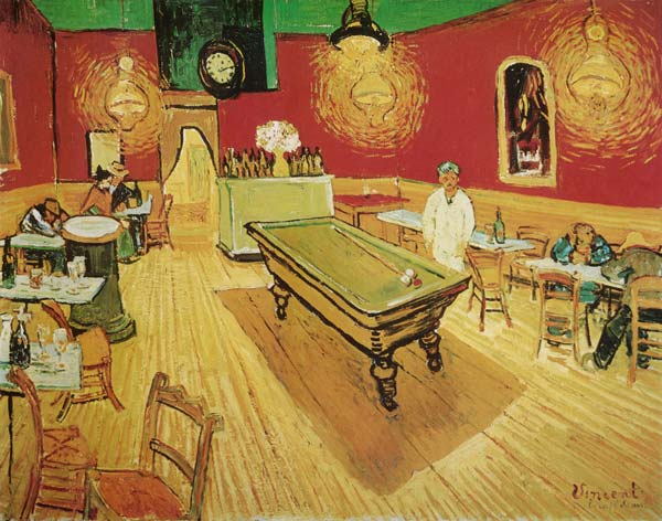 Das Nachtcafé von Vincent van Gogh