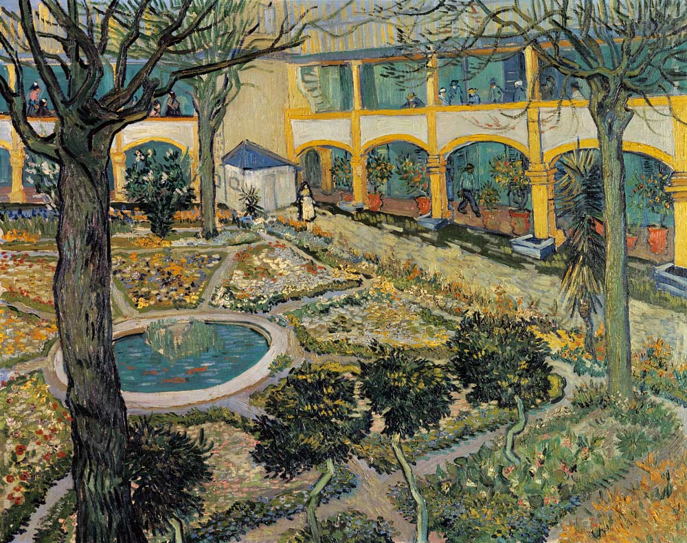 Garten des Hospitals in Arles von Vincent van Gogh