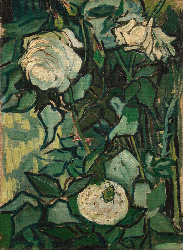 Roses and Beetle von Vincent van Gogh