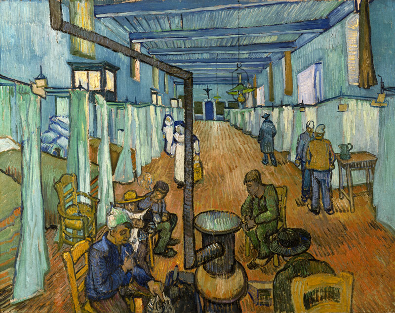 Schlafsaal im Hospital in Arles von Vincent van Gogh