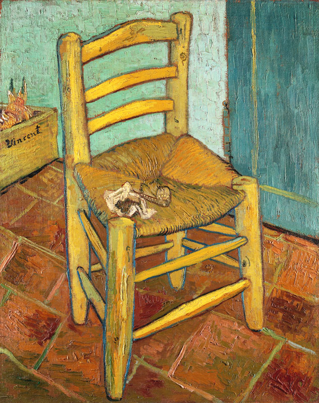 Van Gogh's Stuhl in Arles mit Pfeife von Vincent van Gogh