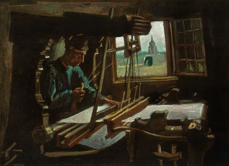 Weber vor offenem Fenster von Vincent van Gogh