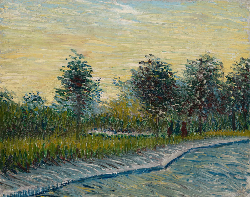 Weg im Park Voyer d` Argenson von Vincent van Gogh
