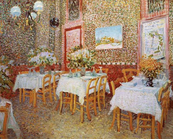 Interior of Restaurant von Vincent van Gogh
