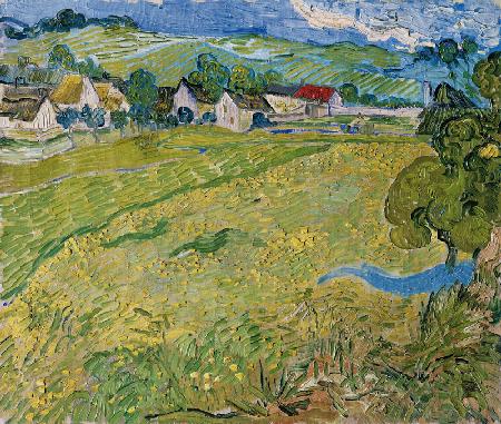 Blick auf Vessenots in Auvers