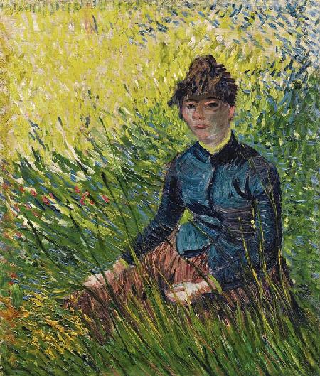 Frau im Weizenfeld (Femme dans un champ de blé)