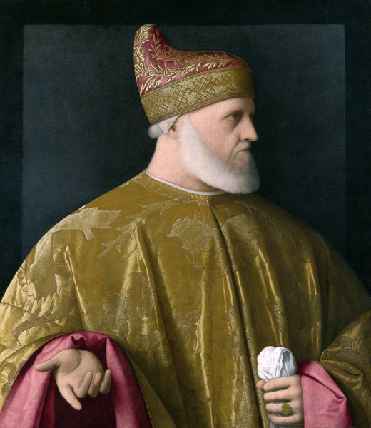 Porträt von Doge, Andrea Gritti von Vincenzo di Biagio Catena