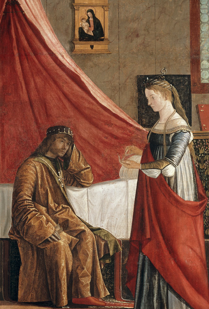 Unteredung Koenig mit Ursula von Vittore Carpaccio