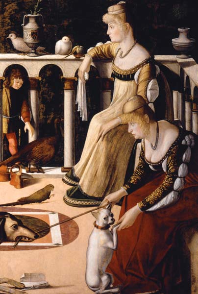 V.Carpaccio, Zwei Damen von Vittore Carpaccio