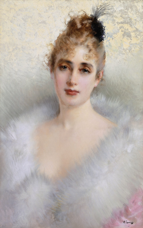 Vor dem Ball. von Vittorio Matteo Corcos