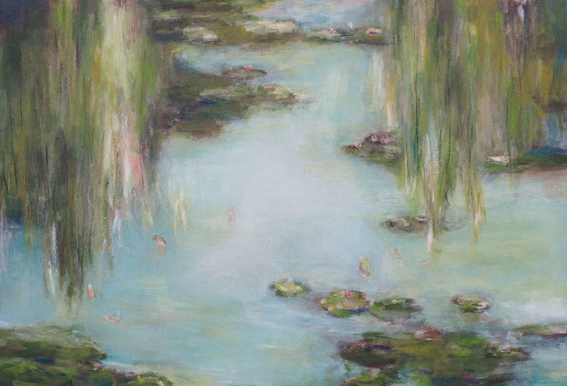 Seerosen IV von Dagmar Vogt