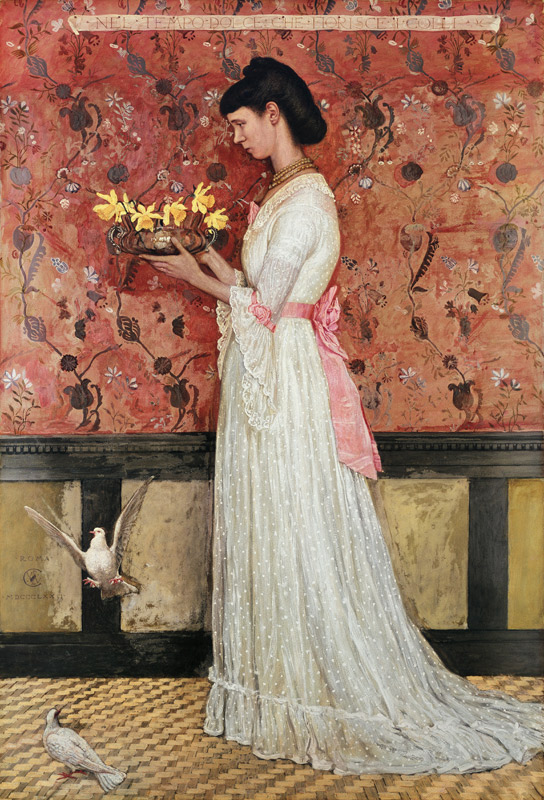 Portrait of Mrs Ingram Bywater von Walter Crane