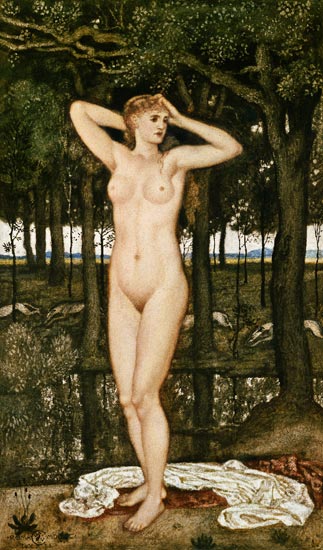 Diana At The Bath von Walter Crane