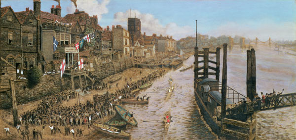 Old Chelsea, The Last Regatta von Walter Greaves