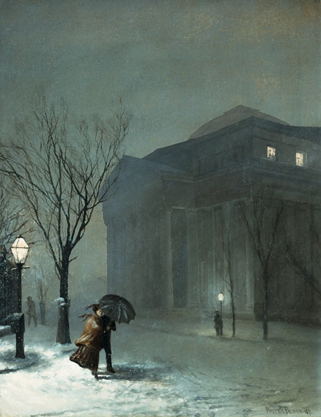 Der Schneesturm von Walter Launt Palmer