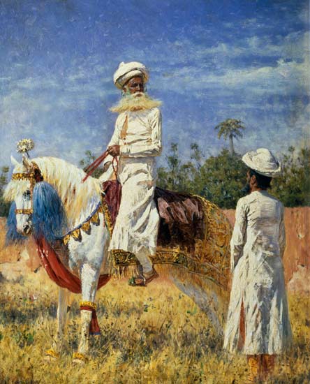 Indischer Reiter in Jaipur von Wassili Werestschagin