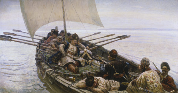 Stepan Rasin / Painting by Surikow von Wassilij Iwanowitsch Surikow