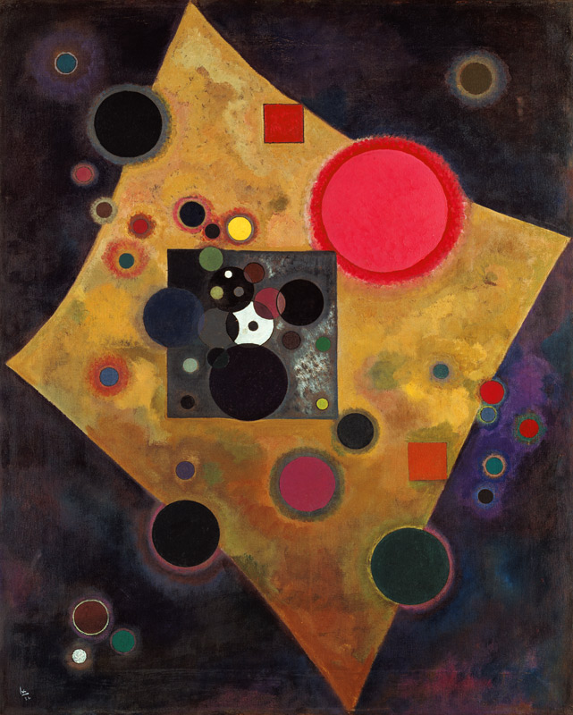 Akzent in rosa. von Wassily Kandinsky