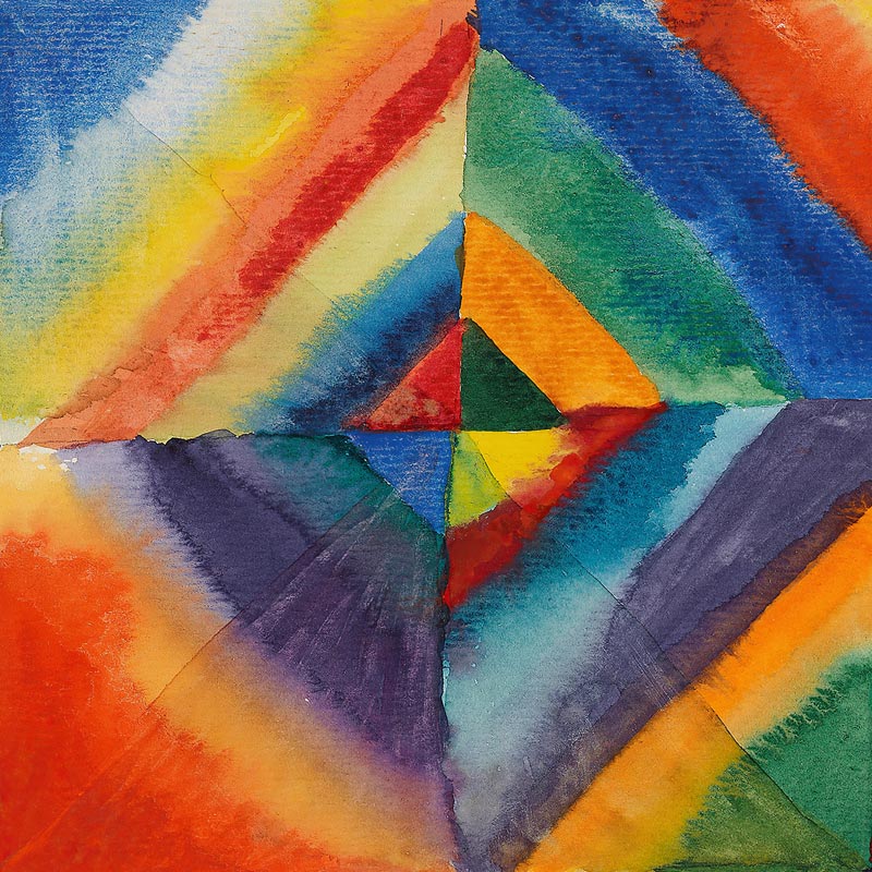 Detail aus Color Studies with Information on the Technique of Painting von Wassily Kandinsky