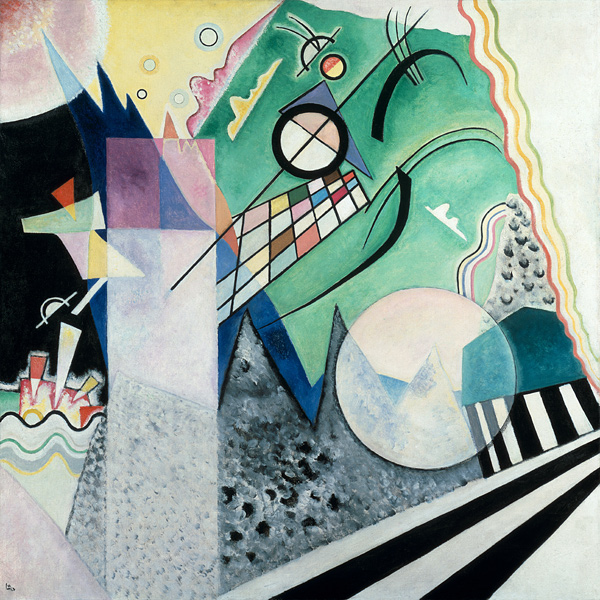 Green Composition von Wassily Kandinsky