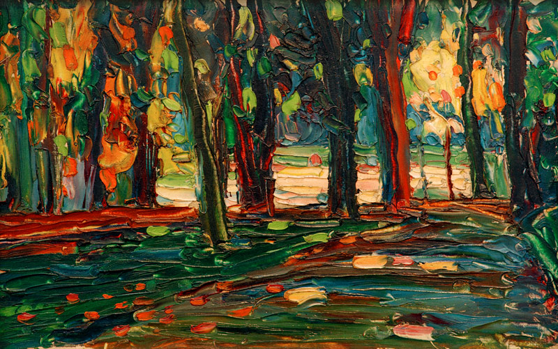 Im Park von Saint Cloud von Wassily Kandinsky