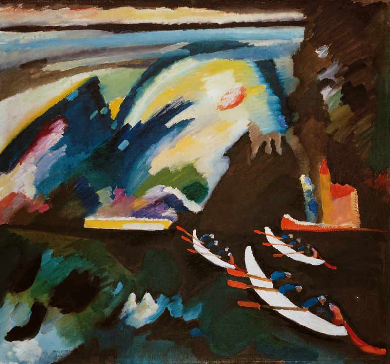 Kahnfahrt. von Wassily Kandinsky