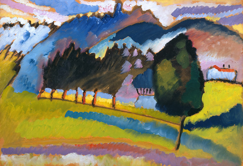 Landscape with Rolling Hills von Wassily Kandinsky