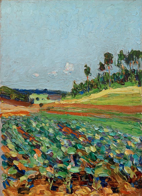Landschaft bei Regensburg von Wassily Kandinsky