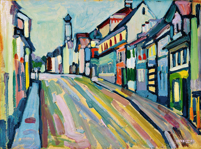 Murnau - Untermarkt von Wassily Kandinsky