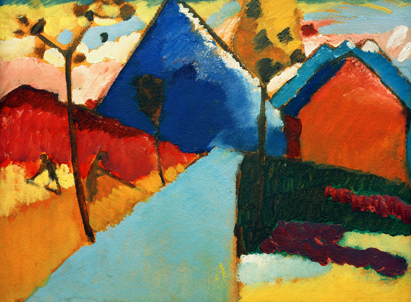 Naturstudie aus Murnau I von Wassily Kandinsky