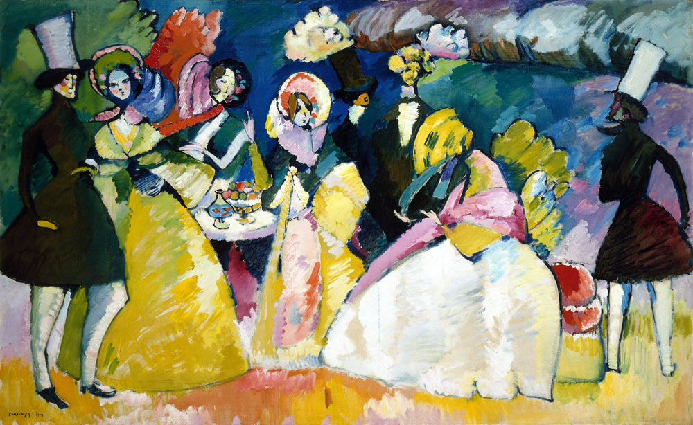 Reifrockgesellschaft von Wassily Kandinsky